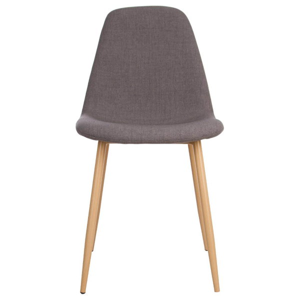 Καρέκλα (44x51x85.5) A-S Roka Dark Grey 140295A
