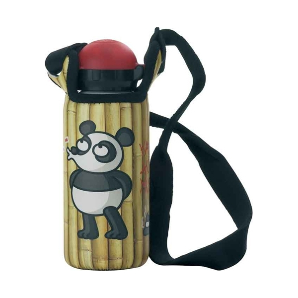 Παγούρι Αλουμινίου 450ml + Θήκη Με Στόμιο Laken Kukuxumusu Kakapanda