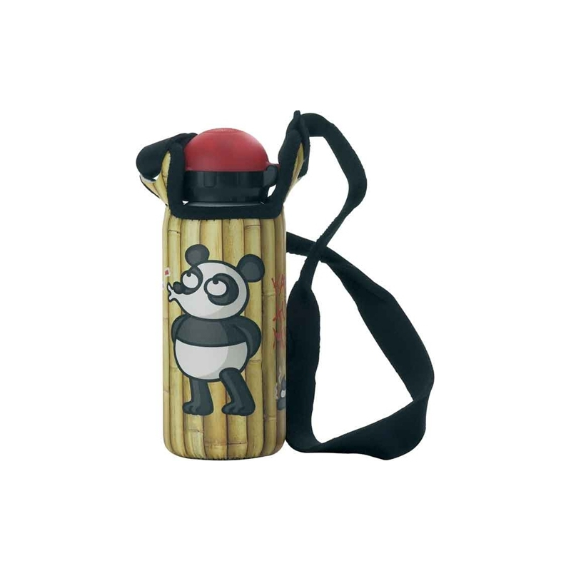 Παγούρι Αλουμινίου 450ml + Θήκη Με Στόμιο Laken Kukuxumusu Kakapanda