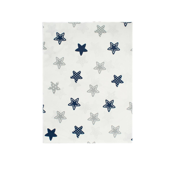 Παπλωματοθήκη Κούνιας (120x160) Dimcol Star 102 Blue