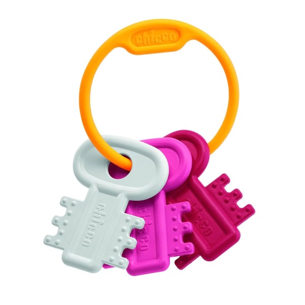 Μασητικό - Κουδουνίστρα Chicco Κλειδιά Y02-63216-10 Ροζ