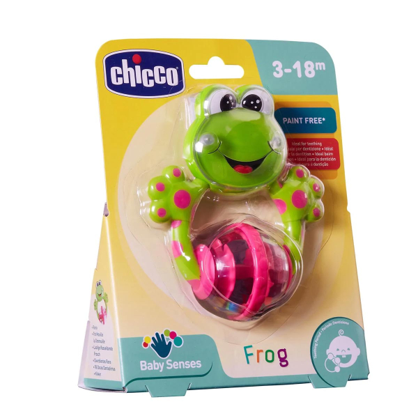 Μασητικό - Κουδουνίστρα Chicco Βατραχάκι Y02-71697-00