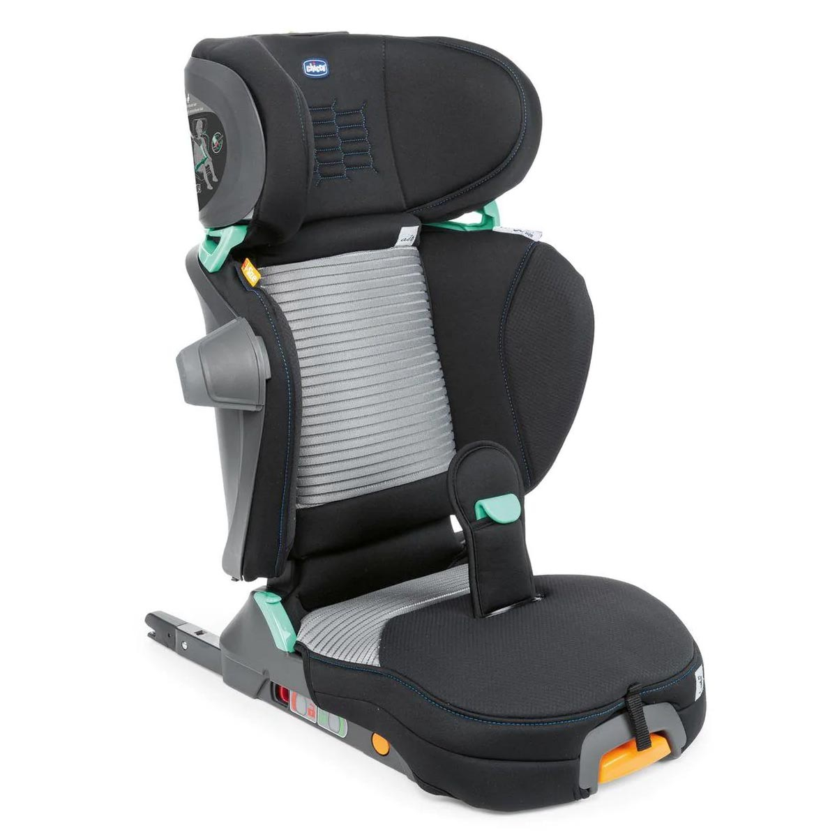 Κάθισμα Αυτοκινήτου ISOfix (3+ Ετών/100-150εκ.Ύψος) Chicco Fold & Go i-Size R03-79338-72 Black Air