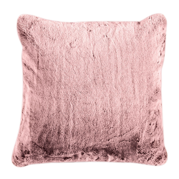 Γούνινη Διακοσμητική Μαξιλαροθήκη (50x50) Kentia Stylish Major 20 Salmon Pink