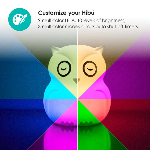 Παιδικό Φωτάκι Νυκτός Led (10x8.9x12) Bbluv Hibu B0154