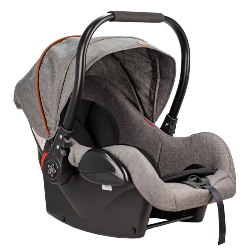 Κάθισμα Αυτοκινήτου (0-13kg) Bebe Stars Baby Plus Grey 007-188