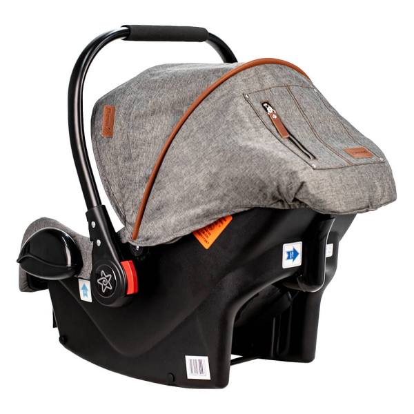 Κάθισμα Αυτοκινήτου (0-13kg) Bebe Stars Baby Plus Grey 007-188