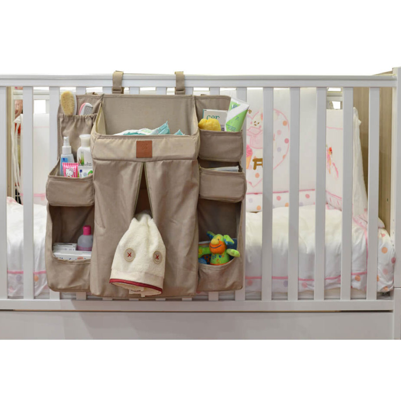 Κρεμαστή Θήκη Οργάνωσης 7 Θέσεων Bebe Stars Beige 514-182