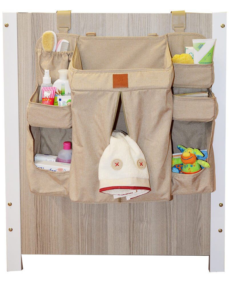 Κρεμαστή Θήκη Οργάνωσης 7 Θέσεων Bebe Stars Beige 514-182 Home Οργάνωση & Αποθήκευση Βρεφικού - Παιδικού Spitishop