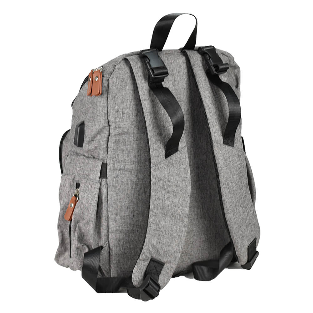 Τσάντα Αλλαξιέρα Backpack Bebe Stars Grey 590-186 Home Βρεφικά Τσάντες Αλλαξιέρες - Νεσεσέρ Spitishop