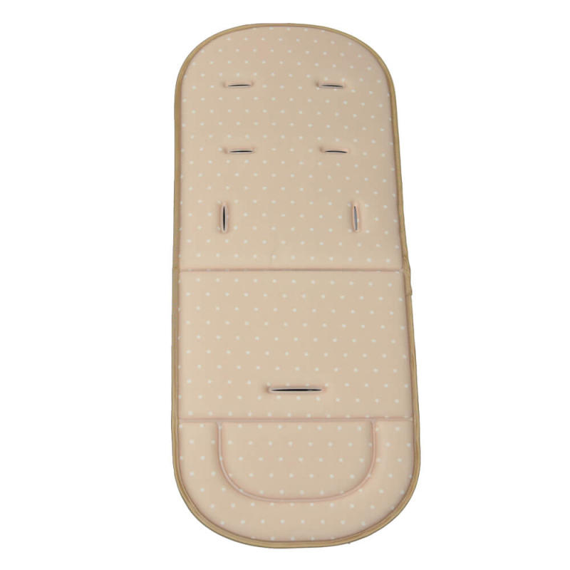 Στρωματάκι Καροτσιού Bebe Stars Polka Dot Beige 208-182