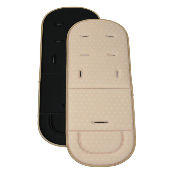 Στρωματάκι Καροτσιού Bebe Stars Polka Dot Beige 208-182