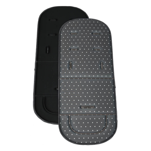 Στρωματάκι Καροτσιού Bebe Stars Polka Dot Dark Grey 208-186