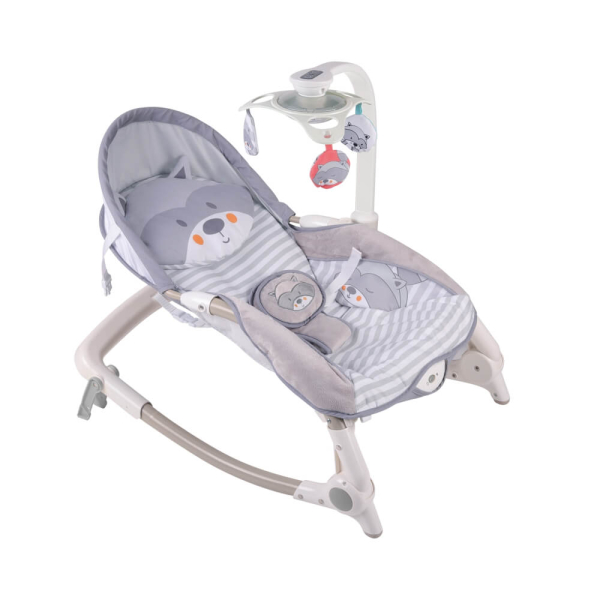 Ρηλάξ Με Μουσική & Δόνηση (0+ Μηνών/Έως 18kg) Bebe Stars Raccoon 314-186