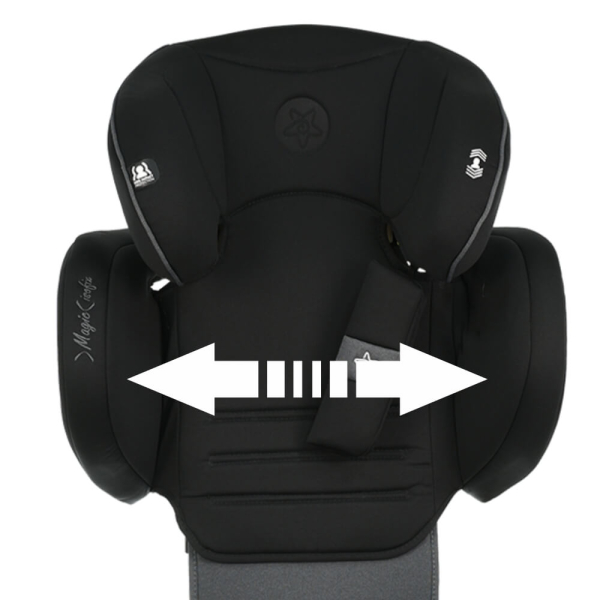 Κάθισμα Αυτοκινήτου ISOfix (15-36kg) Bebe Stars Magic Grey 942-186