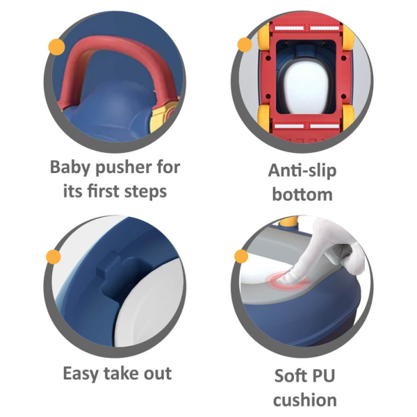 Γιογιό Με Καπάκι (27x45x24) Bebe Stars Car Blue 74-181