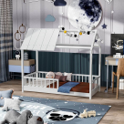 Παιδικό Κρεβάτι Montessori (90×200) Bebe Stars Sky 435-02