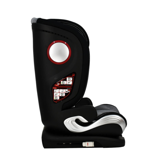 Κάθισμα Αυτοκινήτου ISOfix (100-150εκ. Ύψος) Bebe Stars Leon Plus i-Size Grey 944-186