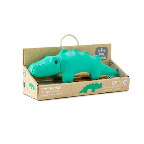 Κρεμαστό Παιχνίδι - Κουδουνίστρα (19x6.5x6) Baby To Love Αχιλλέας Το Μικρό Κροκοδειλάκι BTL303013