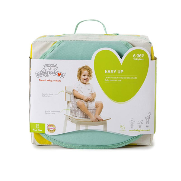 Φορητό Καθισματάκι Φαγητού (6-36 Μηνών/Έως 15kg) Baby To Love Easy Up Happy Lemon BTL303402