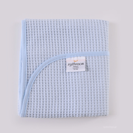 Κουβέρτα Πικέ Αγκαλιάς (80x90) Rythmos Sweety Blue