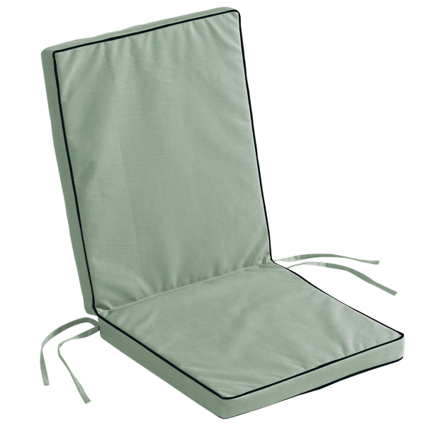 Αδιάβροχο Μαξιλάρι Καρέκλας Με Πλάτη 50cm L-C Siesta Sauge 1722983