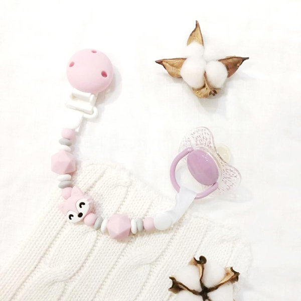 Κλιπ Πιπίλας Saro Foxy 14373 Ροζ