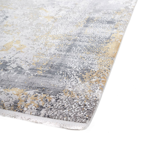 Χαλί Διαδρόμου (80x150) Royal Carpet Bamboo Silk 5984A L.Grey/Anthracite