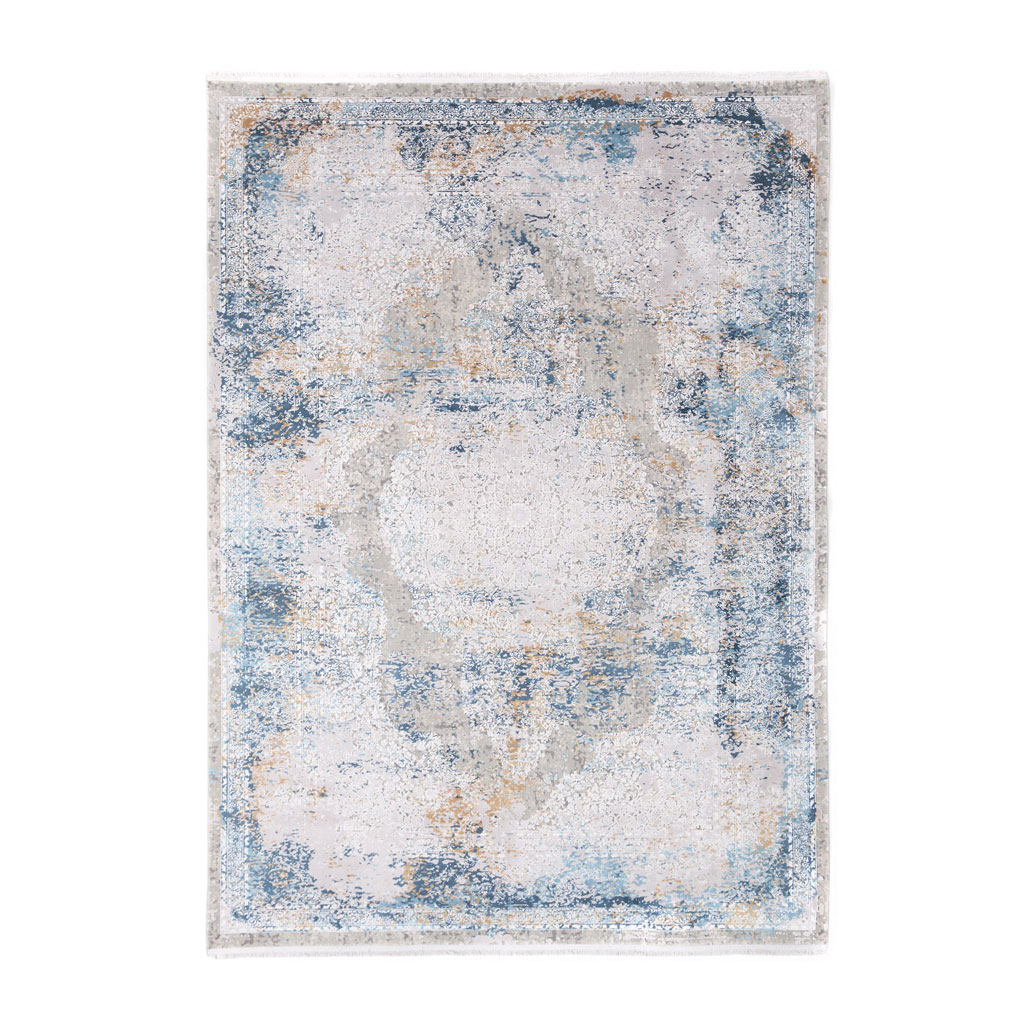 Χαλί (160×230) Royal Carpets Bamboo Silk 5988 Grey/D.Blue