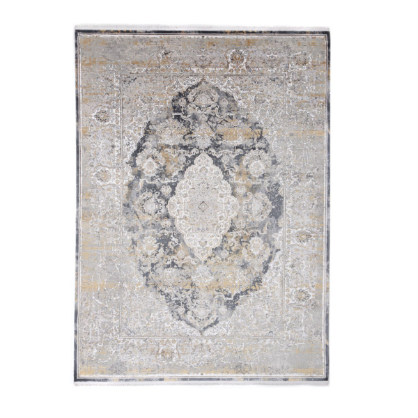 Χαλί Διαδρόμου (80x150) Royal Carpet Bamboo Silk 5991A L.Grey/Anthracite