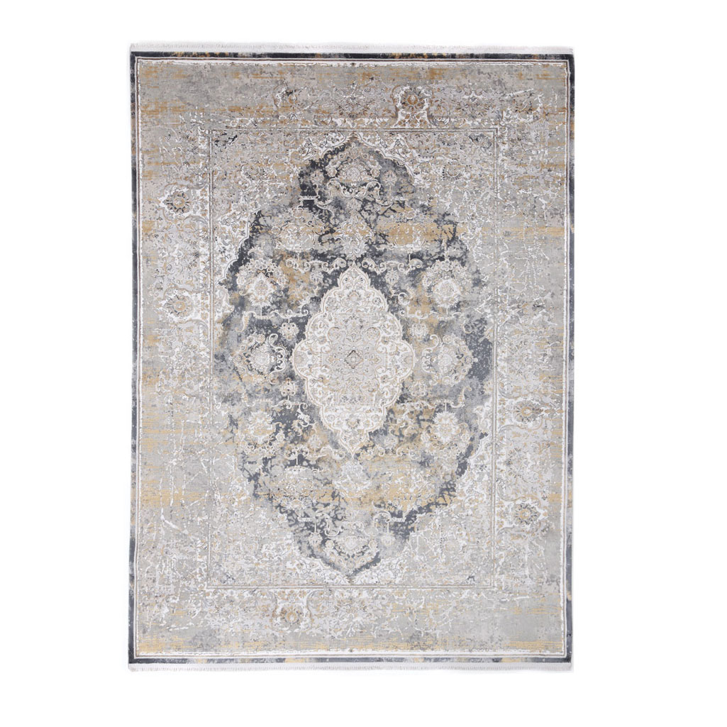 Χαλί Διαδρόμου (80×150) Royal Carpets Bamboo Silk 5991A L.Grey/Anthracite