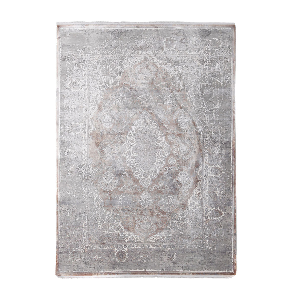 Χαλί Διαδρόμου (80×150) Royal Carpets Bamboo Silk 5991A L.Grey/D.Beige