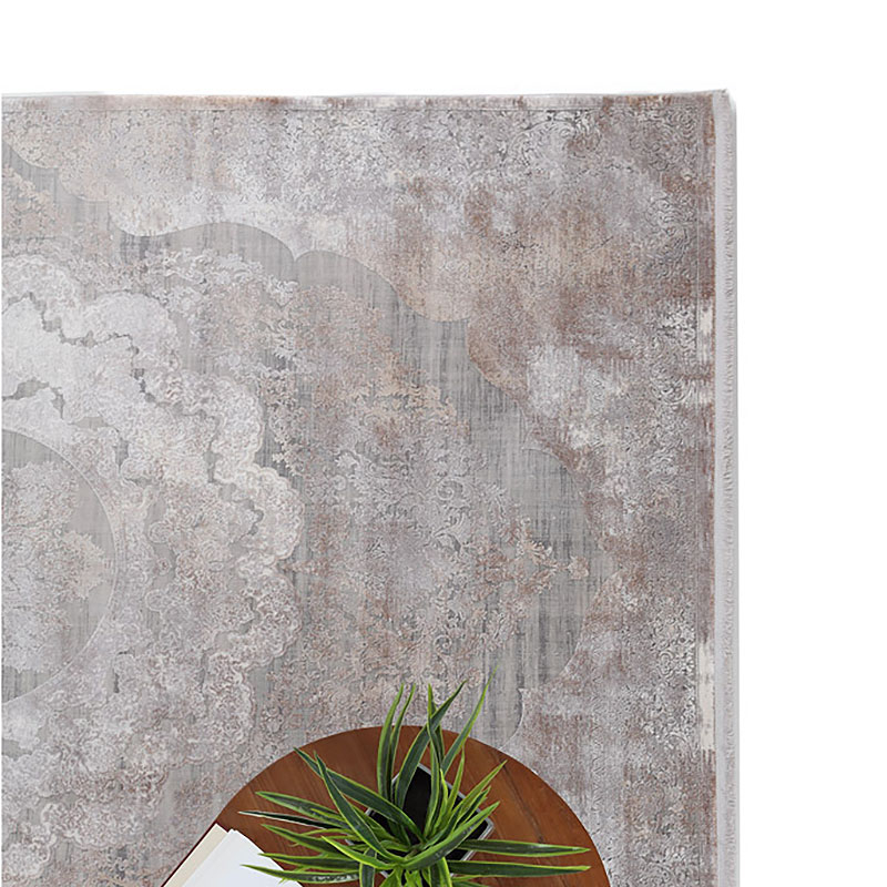 Χαλί (160X230) Royal Carpet Bamboo Silk 6864A L Grey D Beige Home Χαλιά Σαλονιού Spitishop