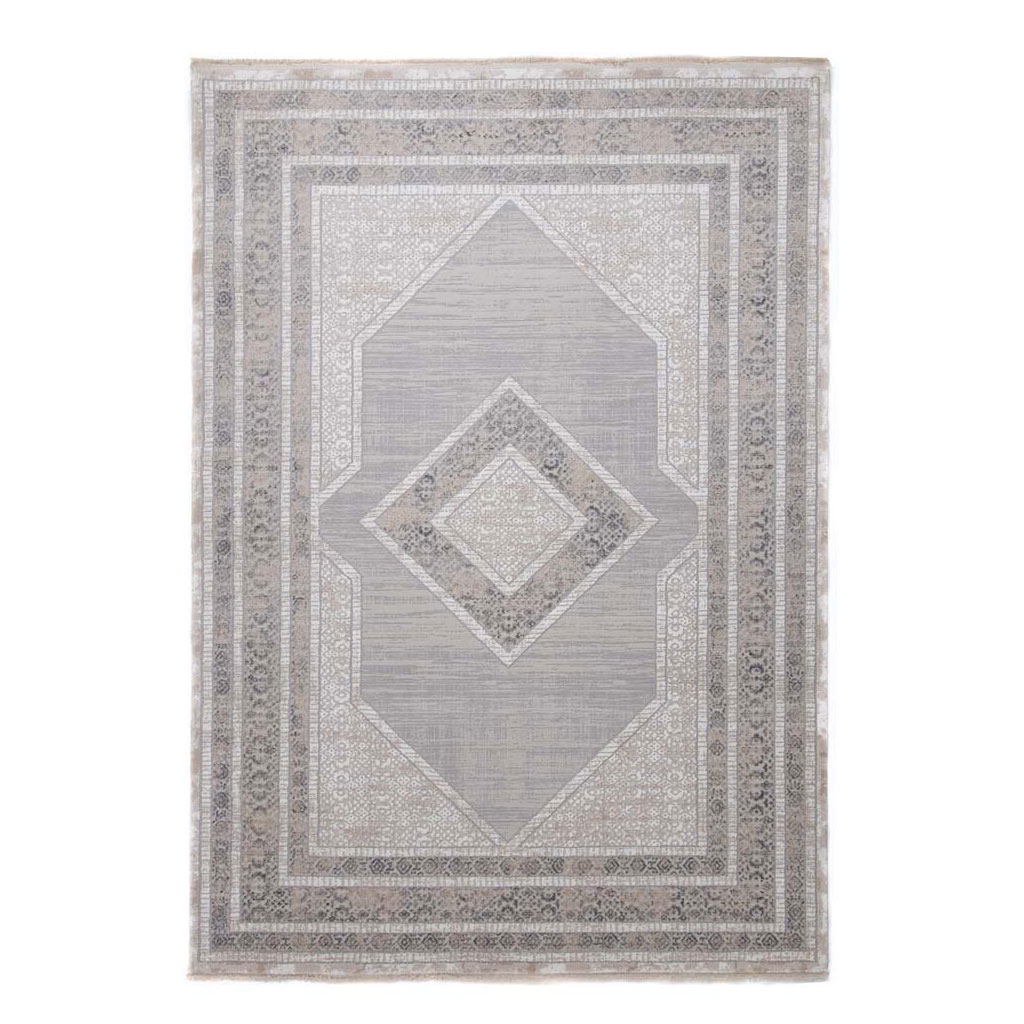 Χαλί (140×200) Royal Carpets Infinity 5917B Grey/White