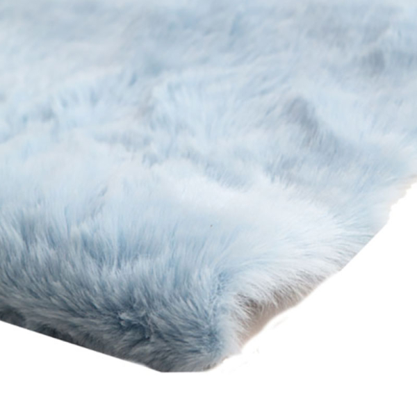 Γούνινο Στρογγυλό Χαλί (Φ100) Royal Carpet Bunny Rabbit Blue