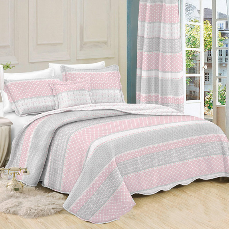 Κουβερλί Υπέρδιπλο (Σετ 220x240) 2 Όψεων Dimcol Micropercal 408