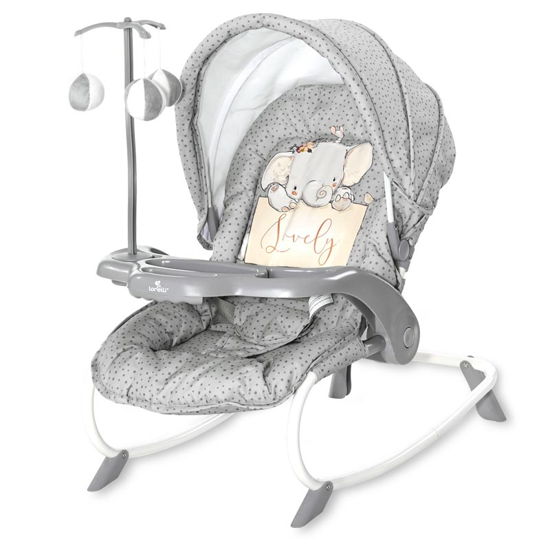 Ρηλάξ (Έως 9kg) Lorelli Dream Time 1011006 Grey Elephant