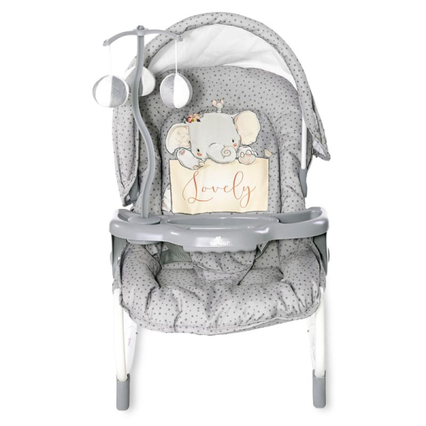 Ρηλάξ (Έως 9kg) Lorelli Dream Time 1011006 Grey Elephant