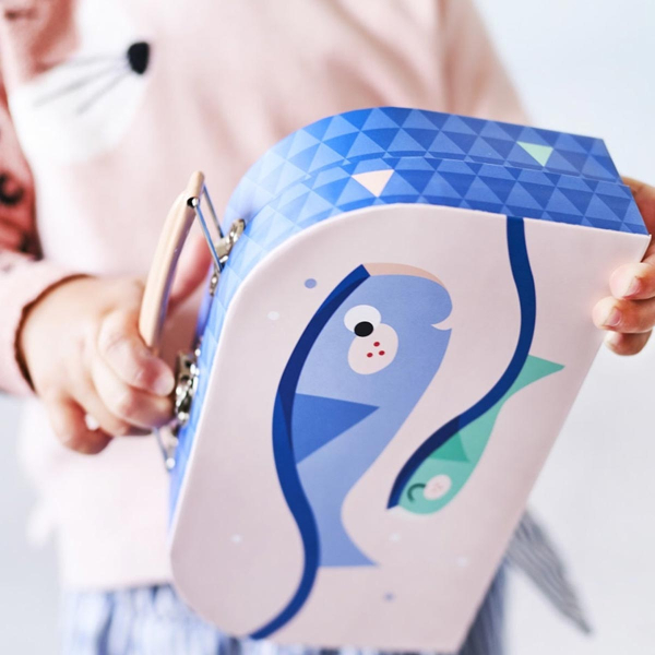 Βαλίτσες Αποθήκευσης (Σετ 3τμχ) Petit Monkey Glow In The Dark PTM-SC4