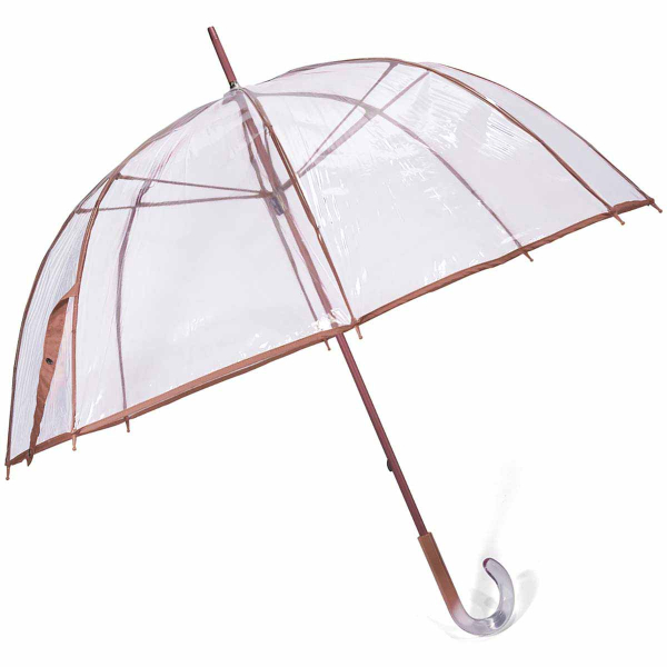 Ομπρέλα Βροχής Μπαστούνι Αυτόματη Benzi PA060 Brown