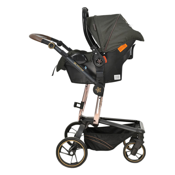 Πολυκαρότσι 3 Σε 1 (0-48 Μηνών/ Έως 22kg) Bebe Stars Torro 3 In 1 Graphite 360T-189