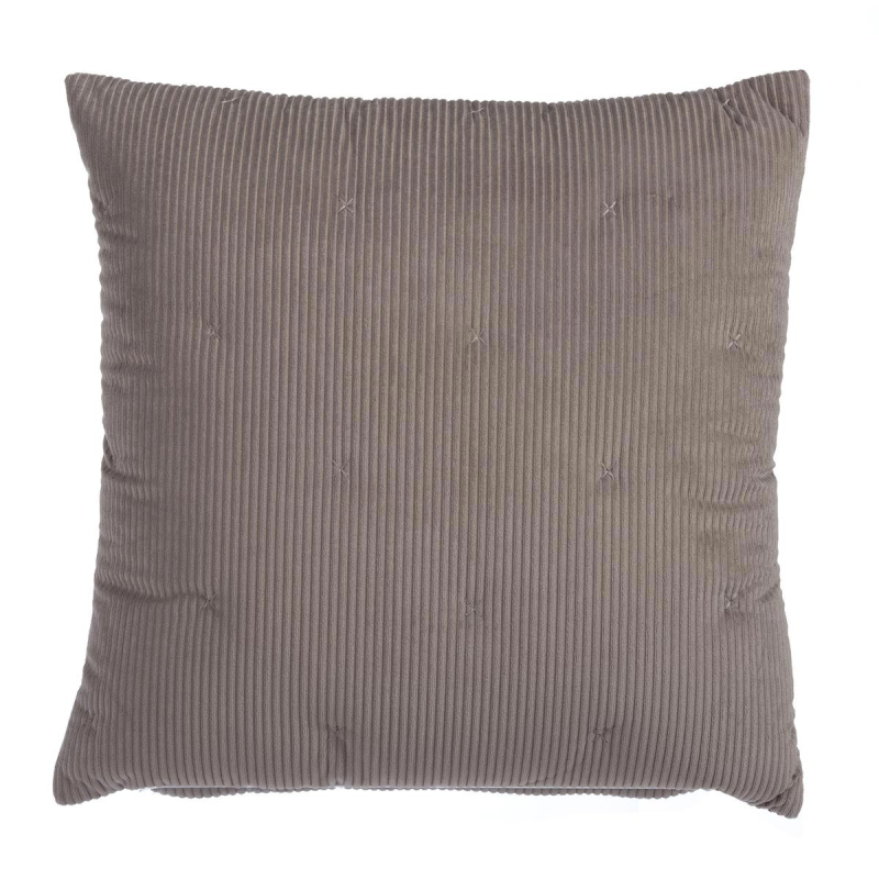 Διακοσμητικό Μαξιλάρι Κοτλέ (45x45) Nef-Nef Homeware Elements Kotler Greige