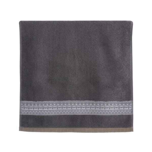 Πετσέτα Προσώπου (50x90) Nef-Nef Premium Lydia Grey 550gsm