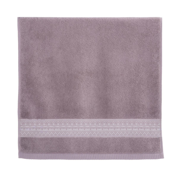 Πετσέτα Προσώπου (50x90) Nef-Nef Premium Lydia Lilac 550gsm