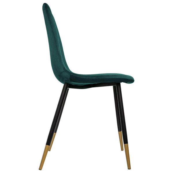 Καρέκλα (44x51x85.5) A-S Tyka Velvet Vert 166773C