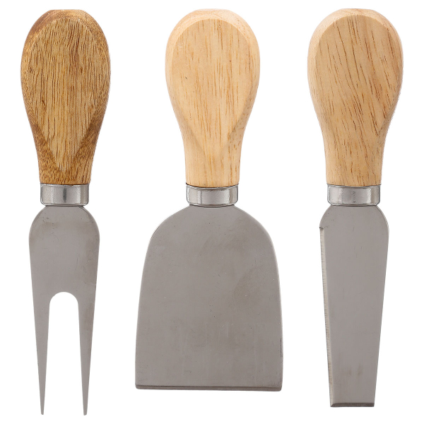 Πλατώ Σερβιρίσματος Τυριών & 3 Μαχαιράκια (30x15.5) S-D Cheese 136194