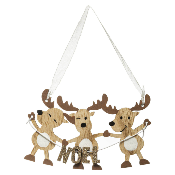 Χριστουγεννιάτικο Κρεμαστό Διακοσμητικό (15x17) A-S Deers Noel 175944