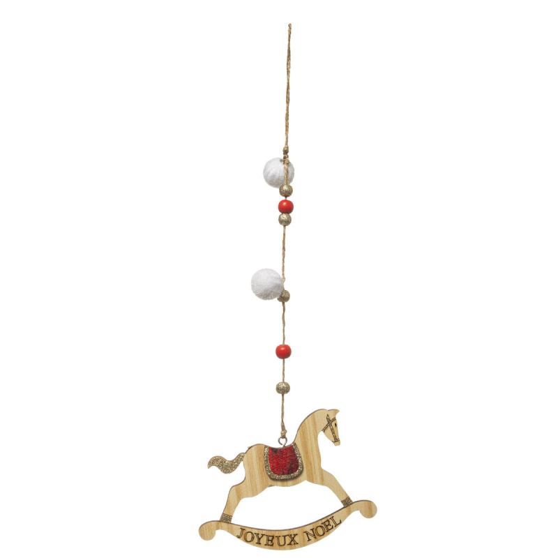Χριστουγεννιάτικο Κρεμαστό Διακοσμητικό (12x34) A-S Rocking Horse 175857