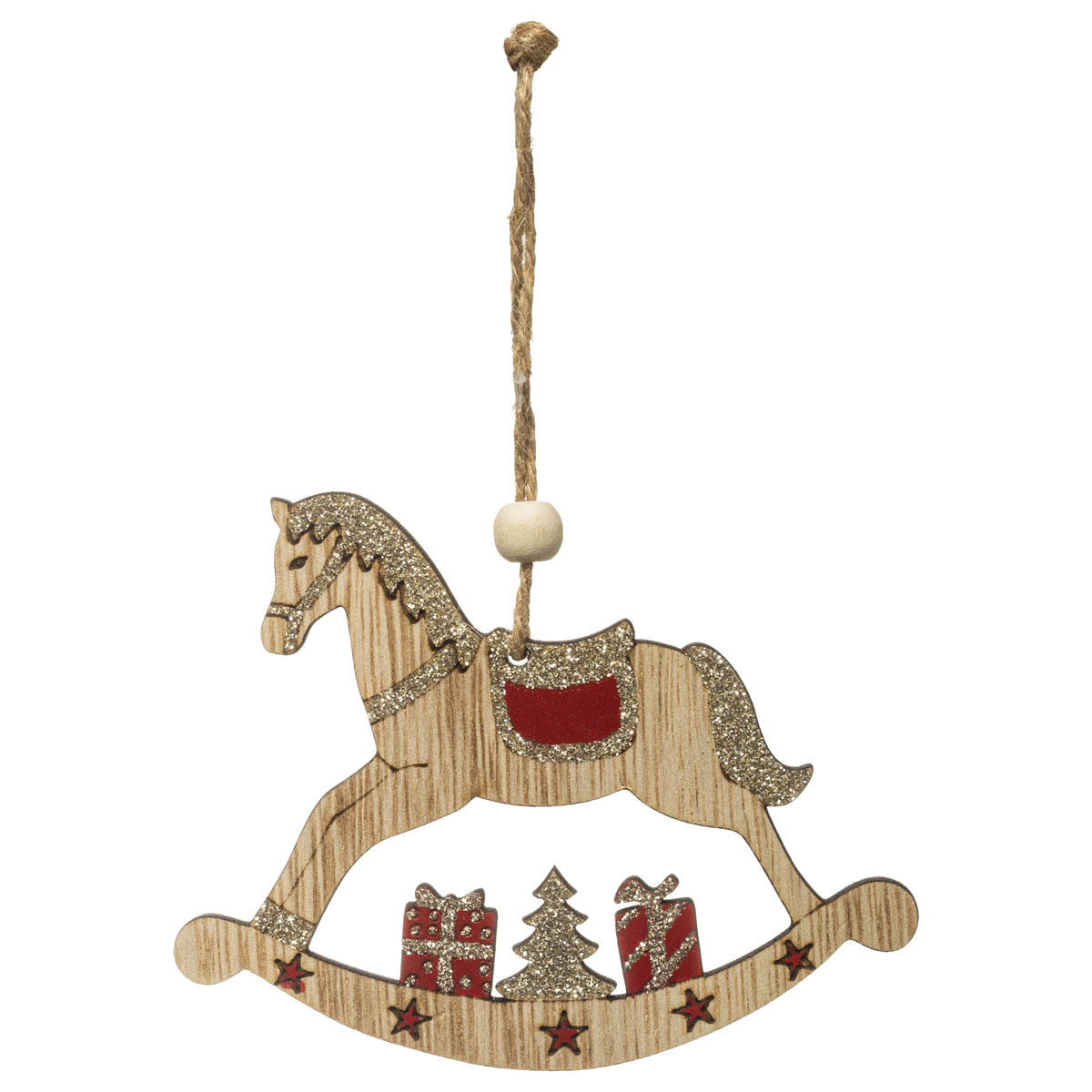 Χριστουγεννιάτικο Στολίδι (11×10) A-S Wooden Rocking Horse 175903