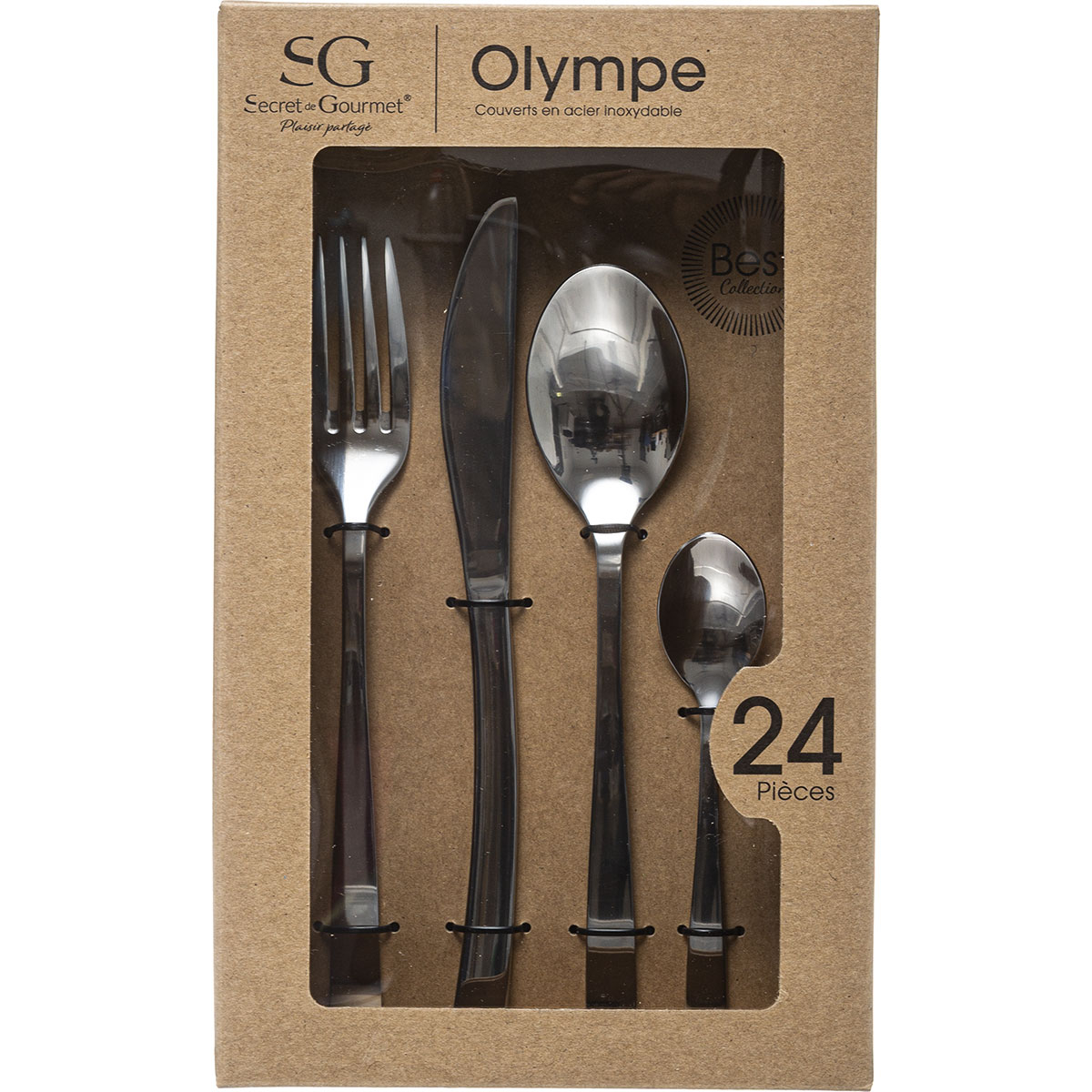 Μαχαιροπίρουνα (Σετ 24Τμχ) S-D Olympe 134859 Home Είδη Σερβιρίσματος Spitishop